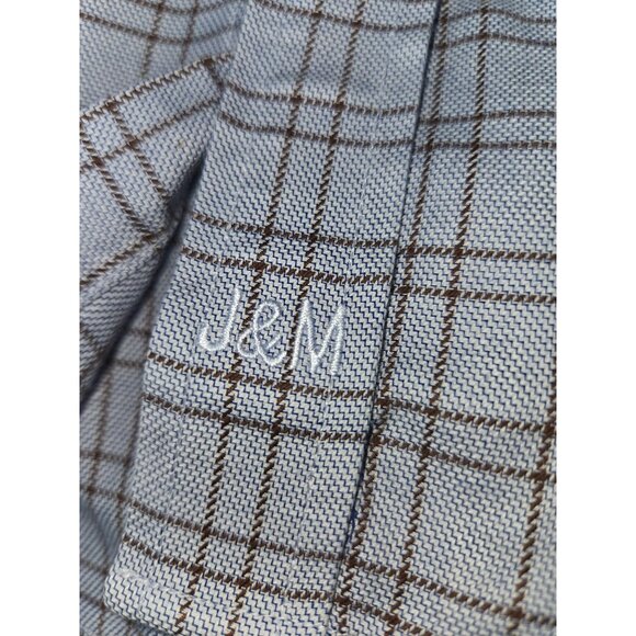 Johnston & Murphy Mens Tailored Fit Plaid Shirt XXL - Picture 7 of 8